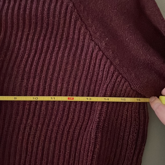 Aeropostale Burgundy Sweater Size: M - Picture 5 of 5